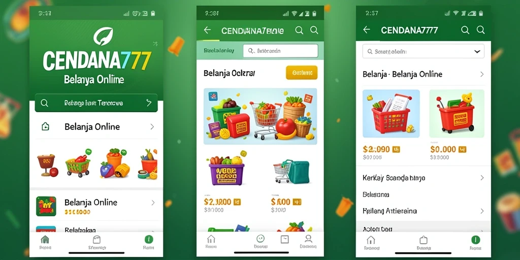Antarmuka pengguna CENDANA777 yang menarik dan fungsional.