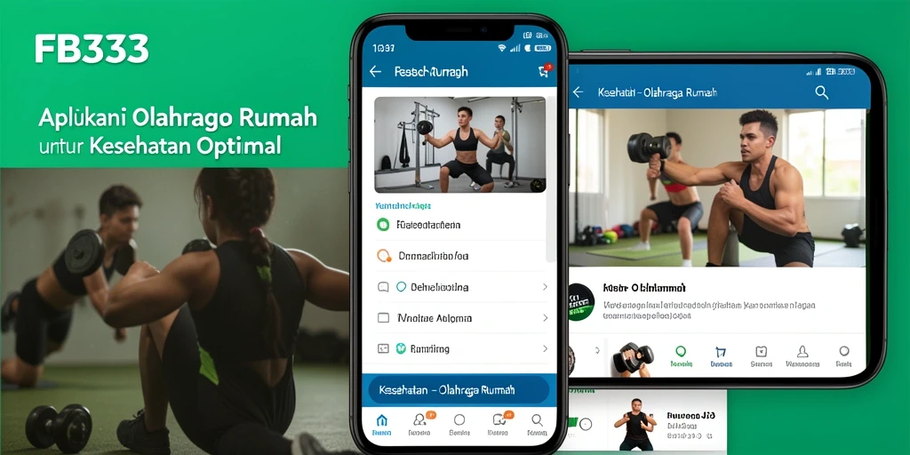 Tampilan antarmuka FB333 yang menarik dan mudah digunakan untuk latihan di rumah.