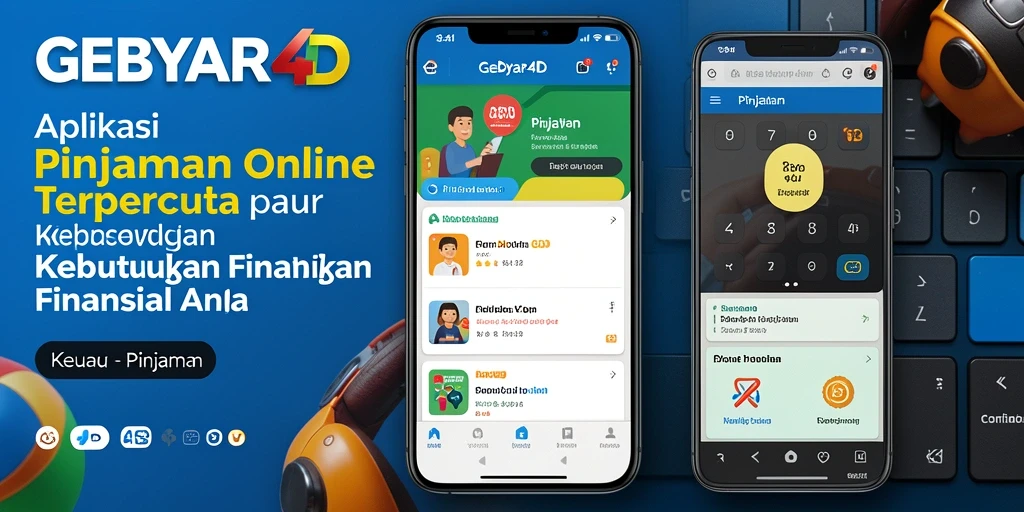 Tampilan antarmuka aplikasi GEBYAR4D yang user-friendly untuk pengajuan pinjaman.