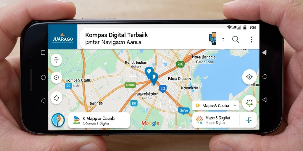 Tampilan antarmuka JUARAGO yang user-friendly untuk navigasi.