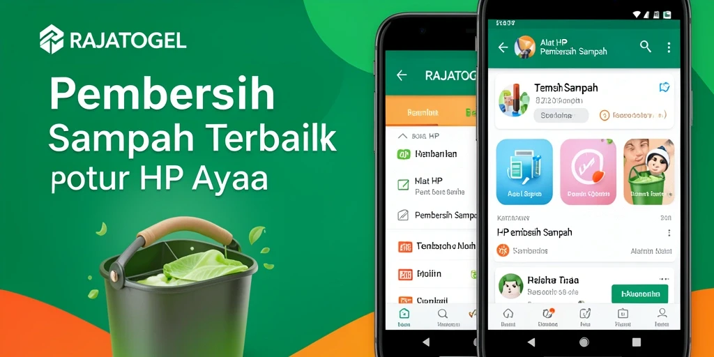 Tampilan antarmuka RAJATOGEL saat menjalankan fungsi Pembersih Sampah.